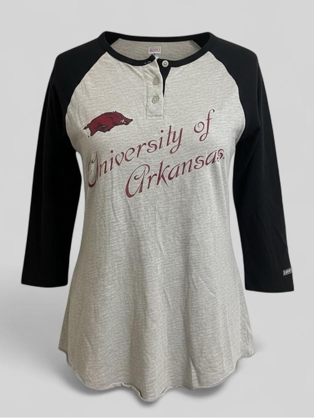 Arkansas Razorbacks Softee Raglan Tee University of Arkansas M